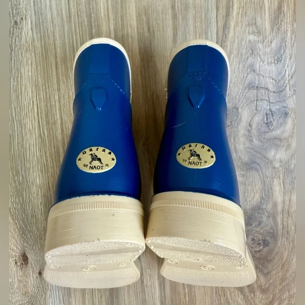 Dafna by Naot Women's Lian Blue Rain Boot Size 8/38 EUC